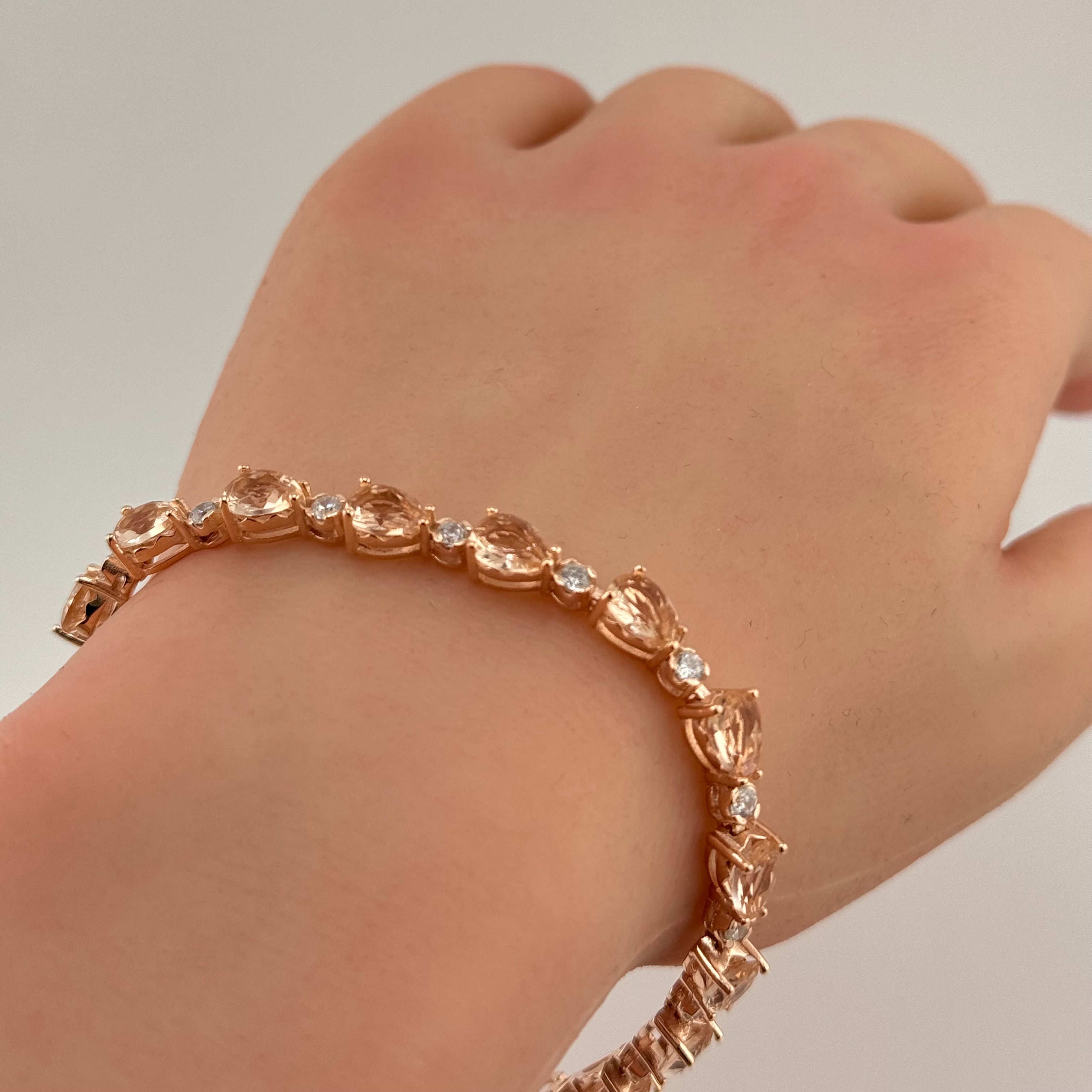 Rose Gold Seraphic Morganite Bracelet