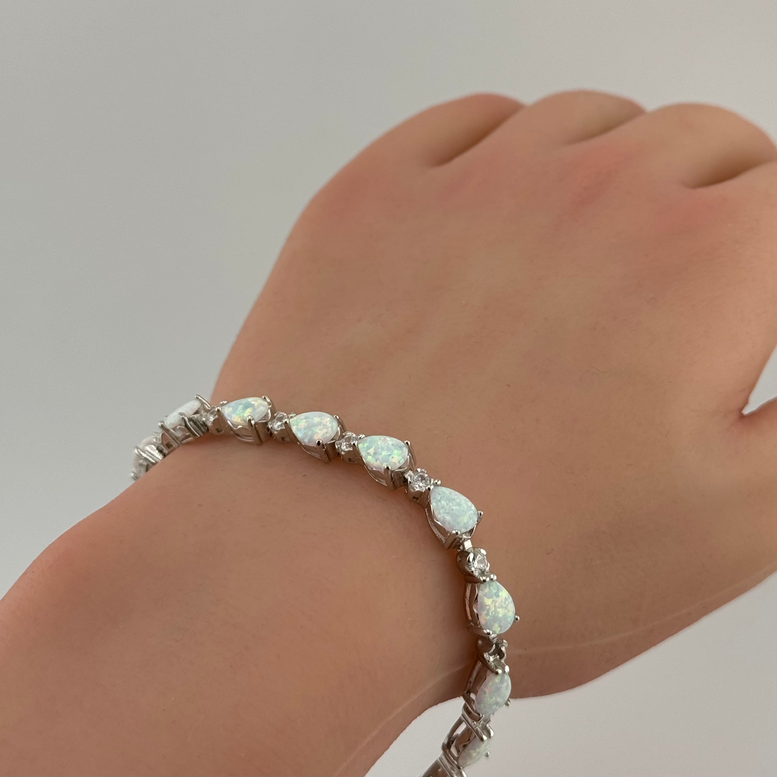 Lunar Opal Bliss Dewdrop Bracelet