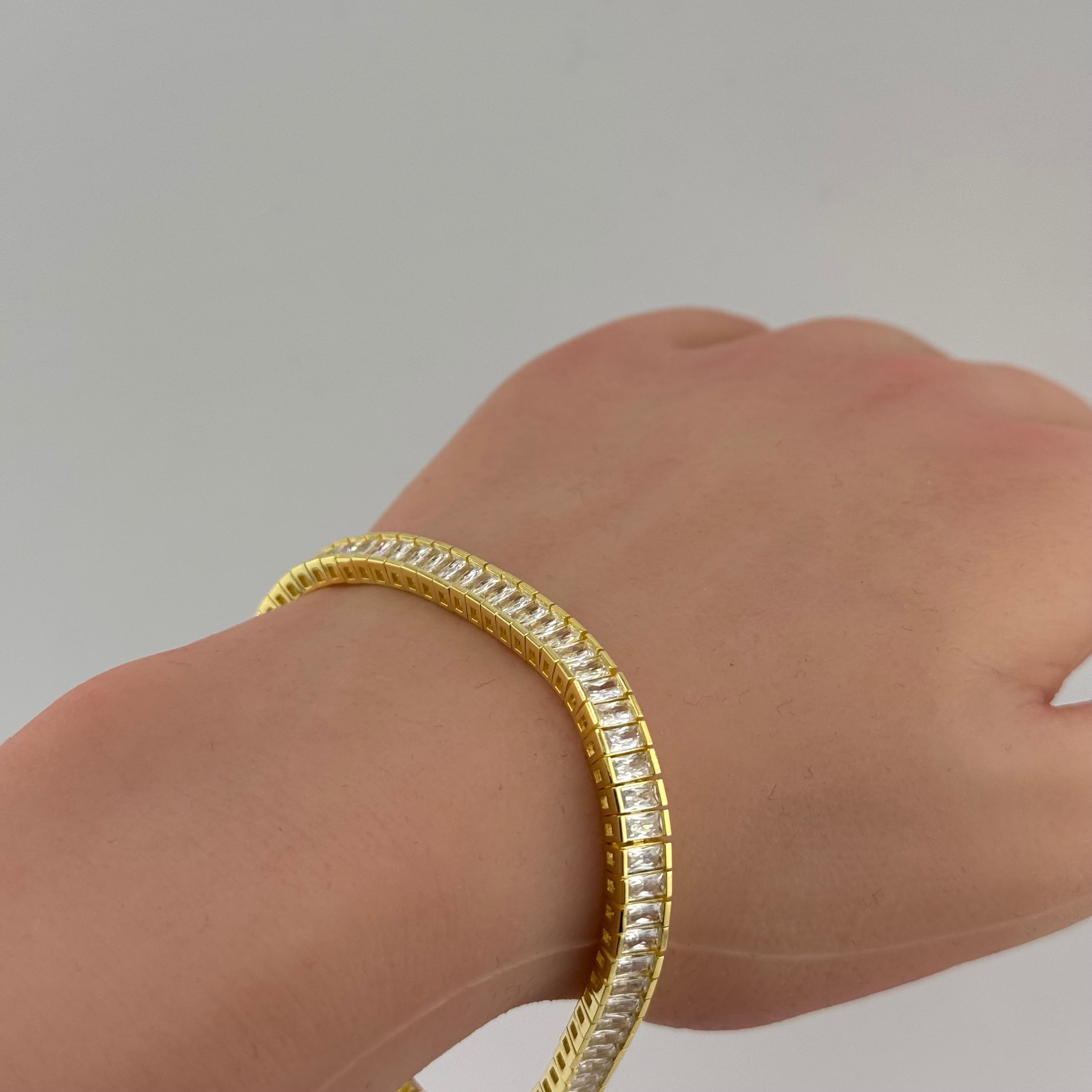 Gold Baguette Bliss Luxe Bracelet