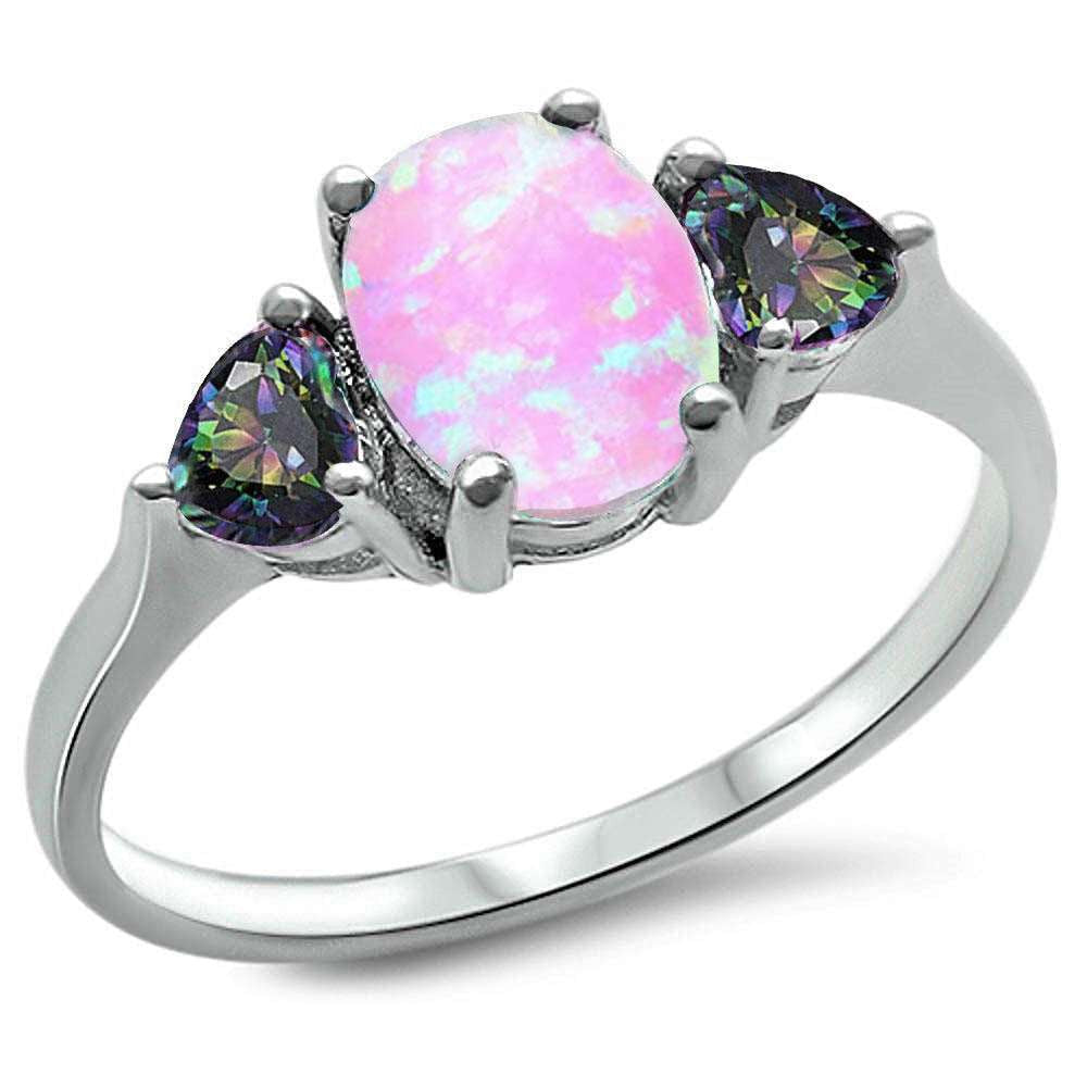 Celestial Opal Rainbow Gleam Ring