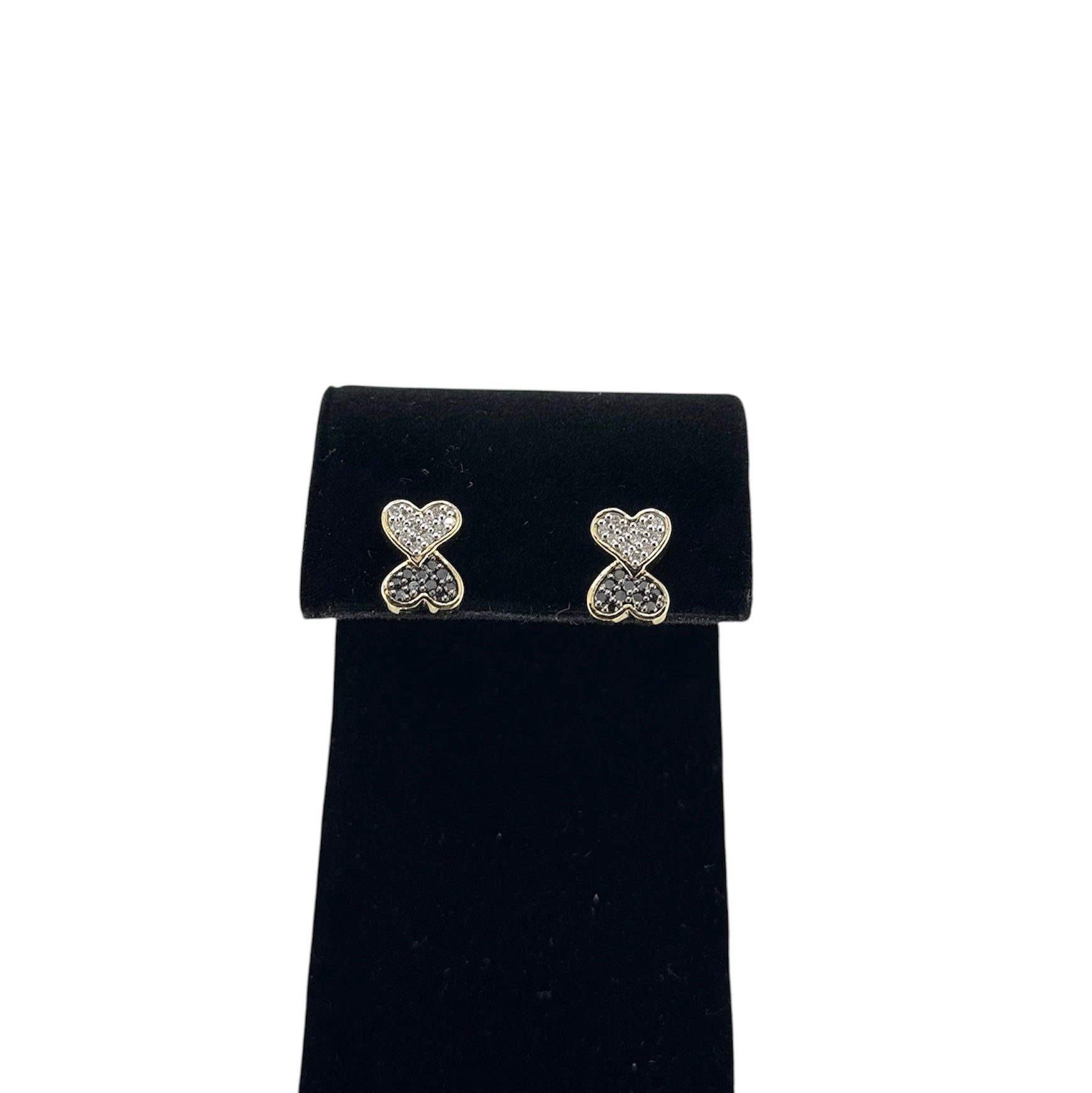 Midnight Glow 14K Gold Diamond Earrings