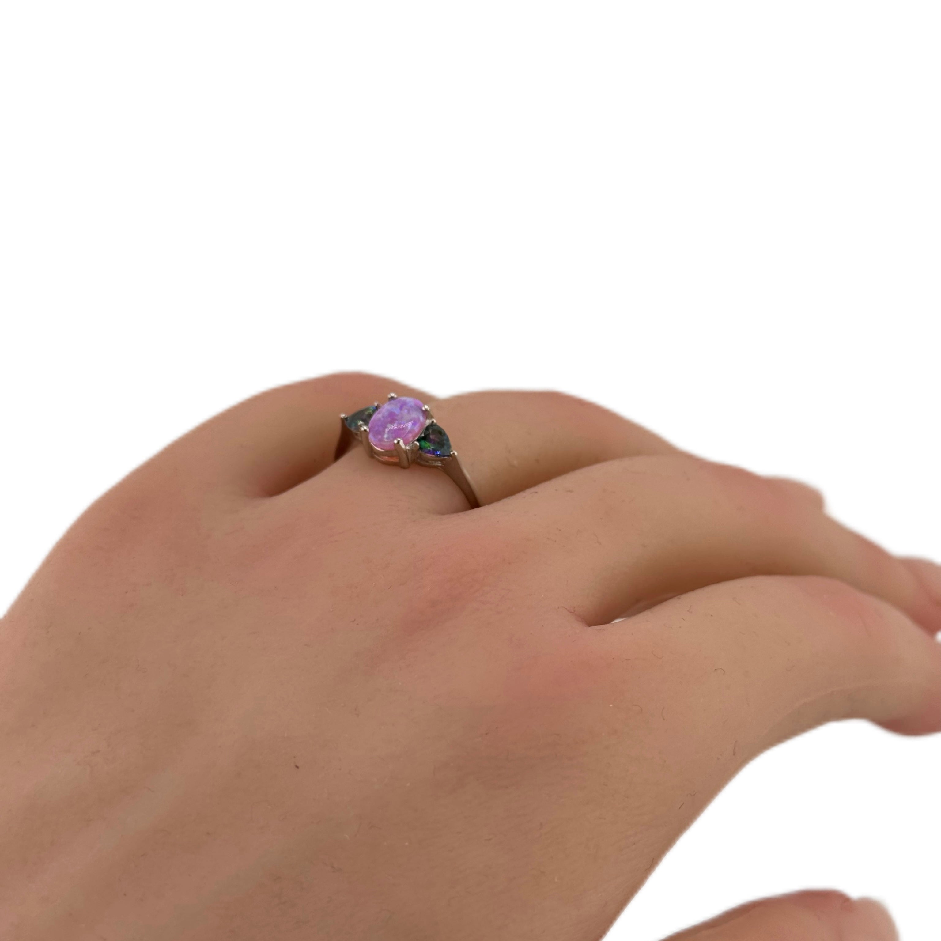 Celestial Opal Rainbow Gleam Ring