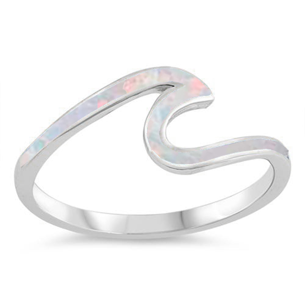 Cresting Opal Wave Ring