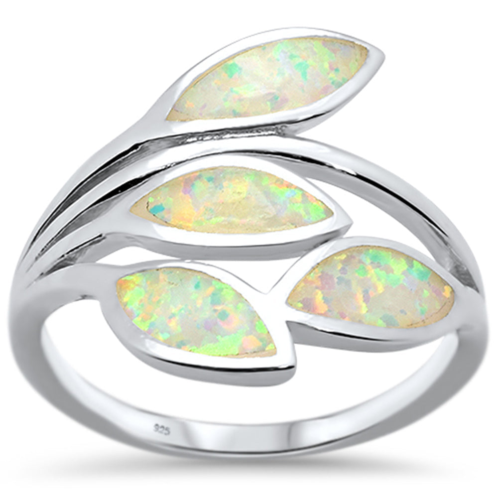 Opal Olive Leaf Of Harmony Ring