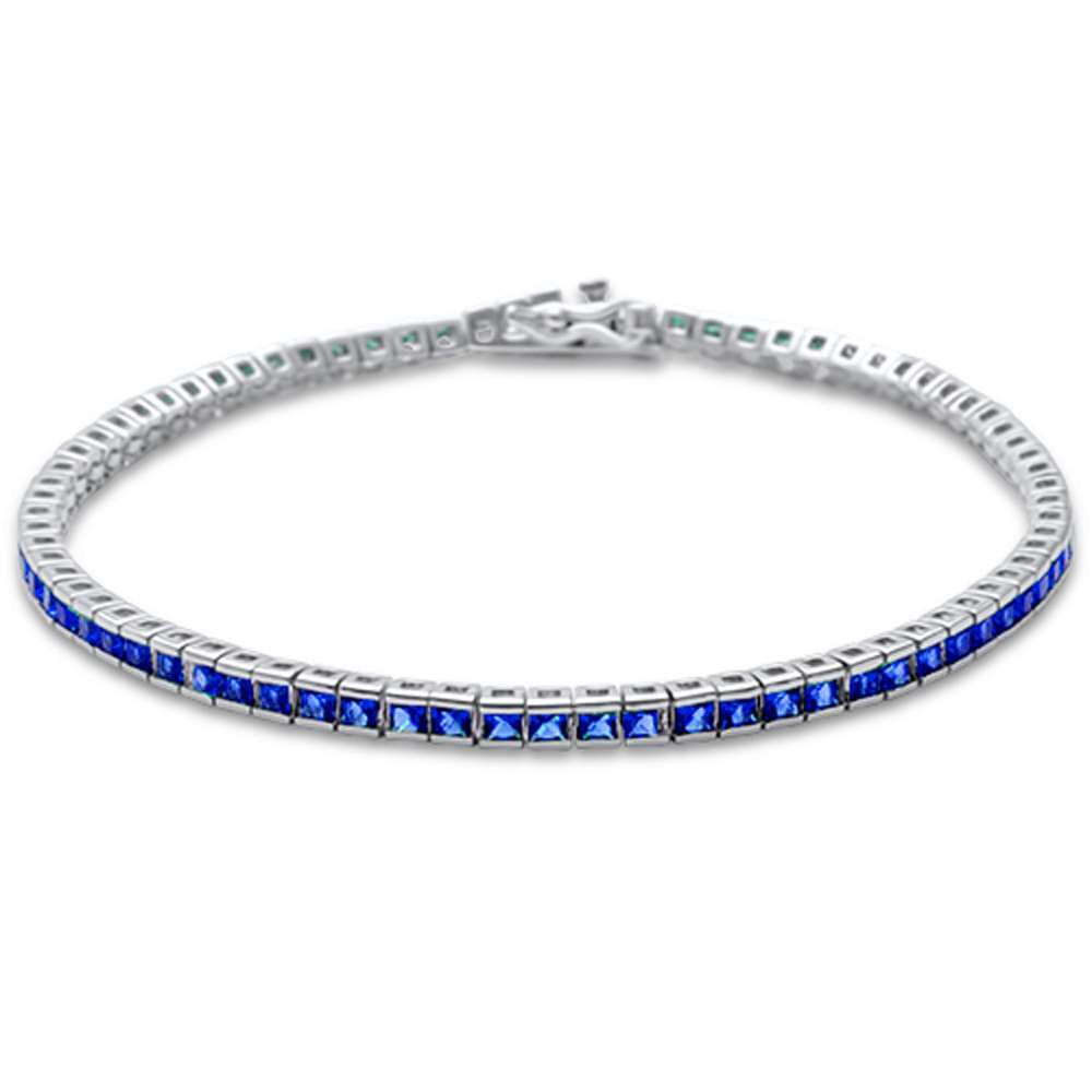 Timeless Blue Sapphire Tennis Bracelet