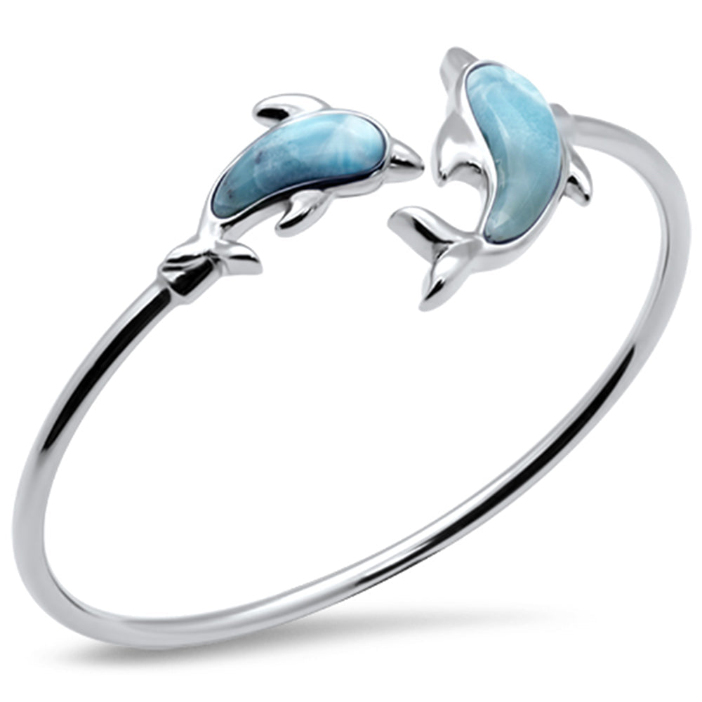 Lagoon Breeze Dolphin Cuff Bracelet