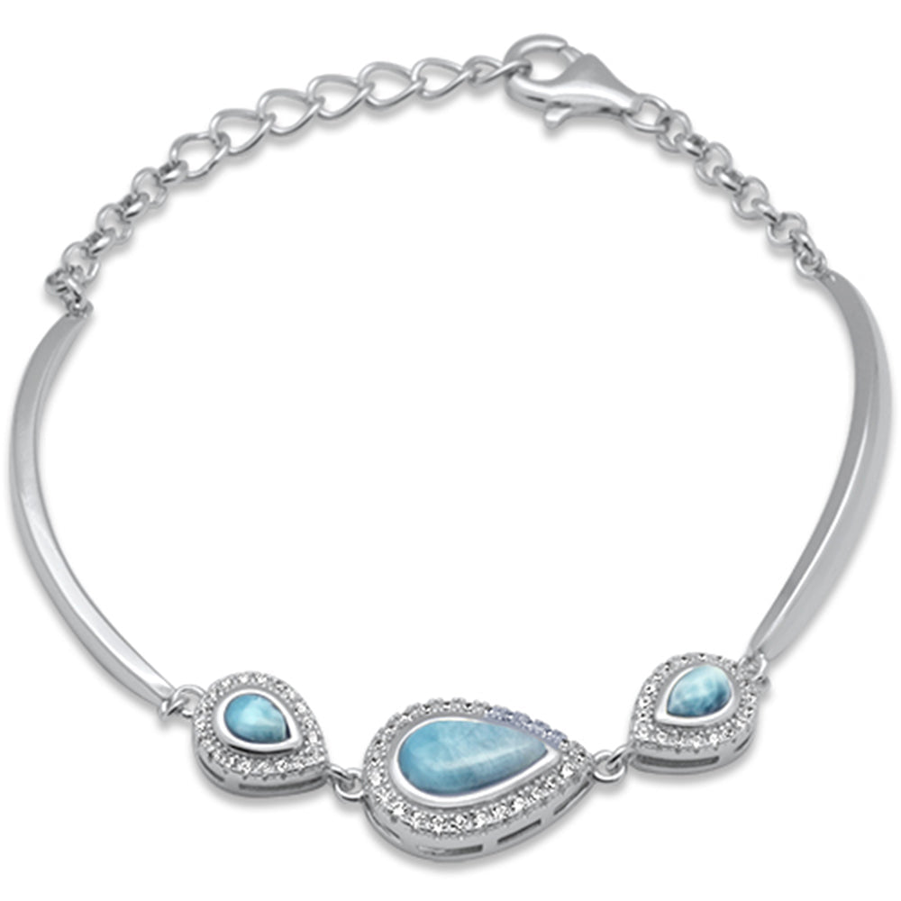 Tear Of Tranquility Larimar Bracelet