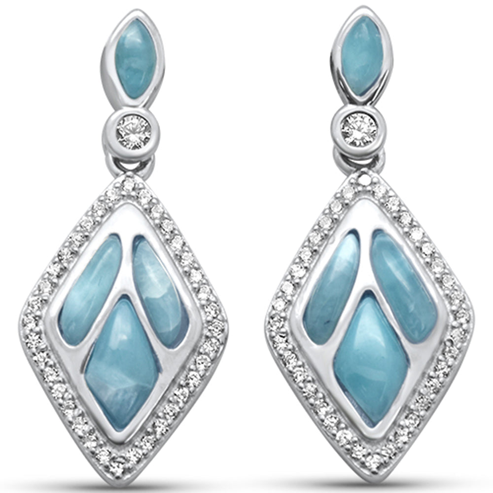 Stellar Larimar Sparkle Earrings