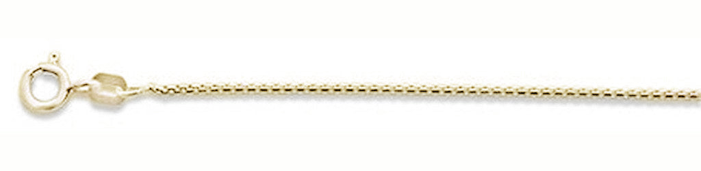 Round Box Gold Italia 1MM Chain