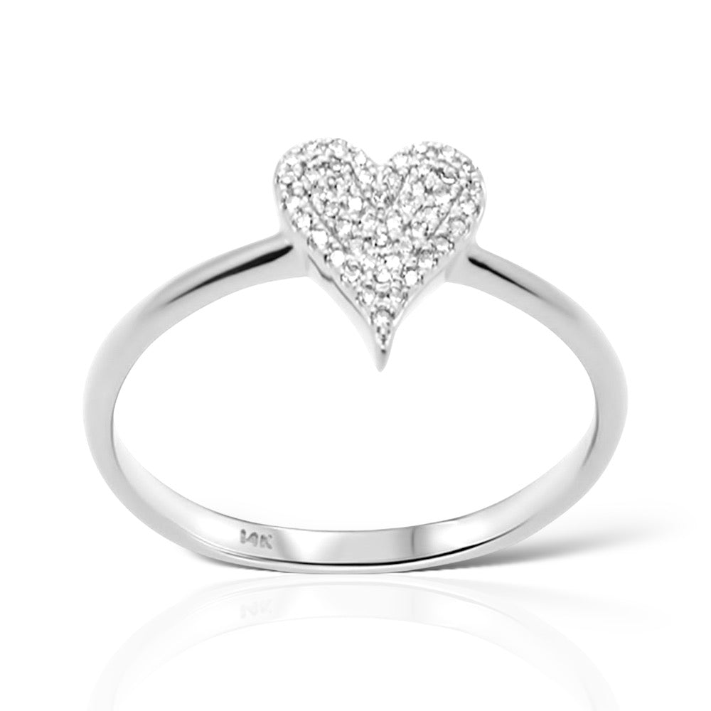 Heart Desire 14K Gold Diamond Ring