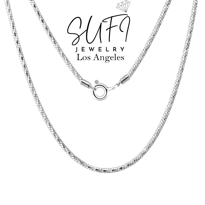 Snake Italia Silver 1MM Chain